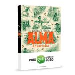 Couverture du livre 'Alma, Le vent en Éve' par Frédéric Foncollon, lauréat du Prix Gulli 2020.