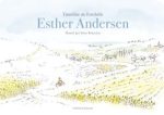 Couverture de livre illustrée intitulée 'Esther Andersen', représentant un paysage ensoleillé avec des vignes et des collines.