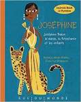 Couverture d'un livre intitulé 'Joséphine', illustrant une femme stylisée avec un léopard.