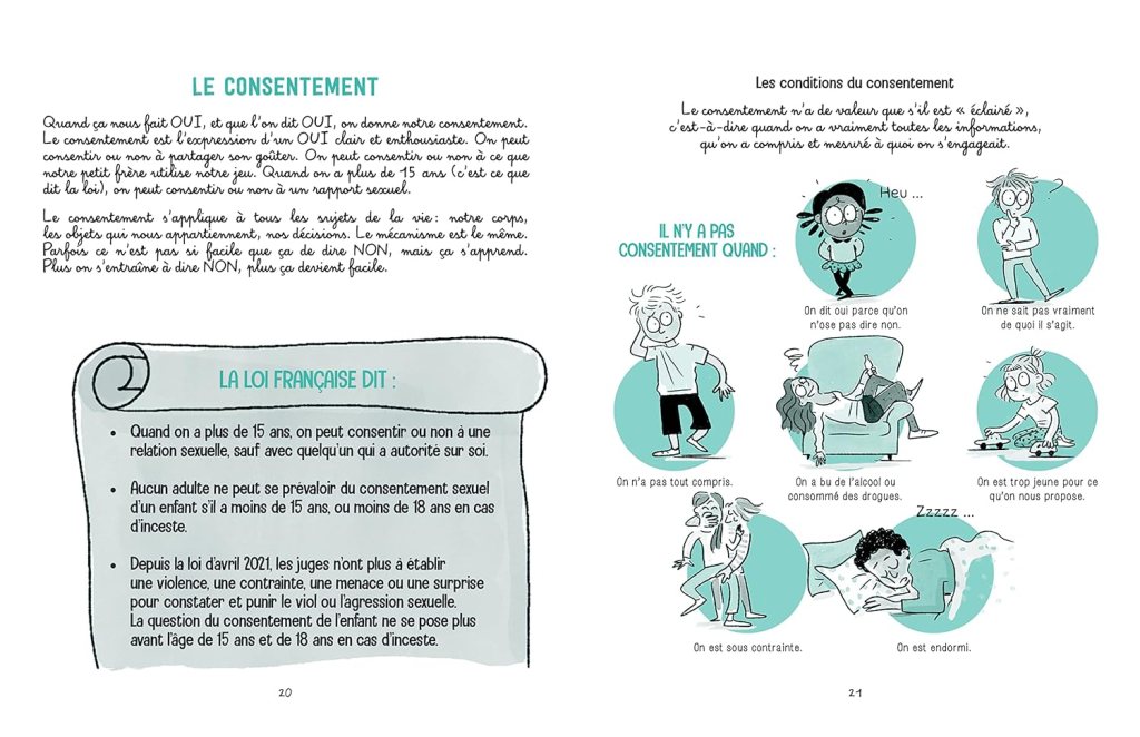 Illustration sur le consentement, expliquant son importance et ses conditions.