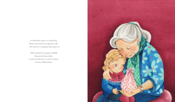Illustration d'une grand-mère et d'une petite fille assises ensemble, échangeant un moment tendre. La grand-mère porte un châle coloré et tient un jouet dans ses bras.