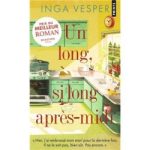 Couverture du livre 'Un long, si long après-midi' d'Inga Vesper avec un fond de cuisine colorée.