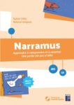 Couverture d'un livre intitulé 'Narramus', présentant des illustrations colorées et un design moderne.