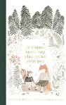 Couverture d'un livre illustré avec des animaux, des maisons et des arbres, entourée de motifs floraux.