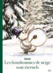Un lapin jouant un tambour dans un paysage enneigé, avec des sapins en arrière-plan et un chapeau haut de forme.