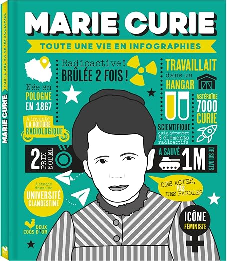 Marie Curie: Toute une vie en&nbsp;infographie